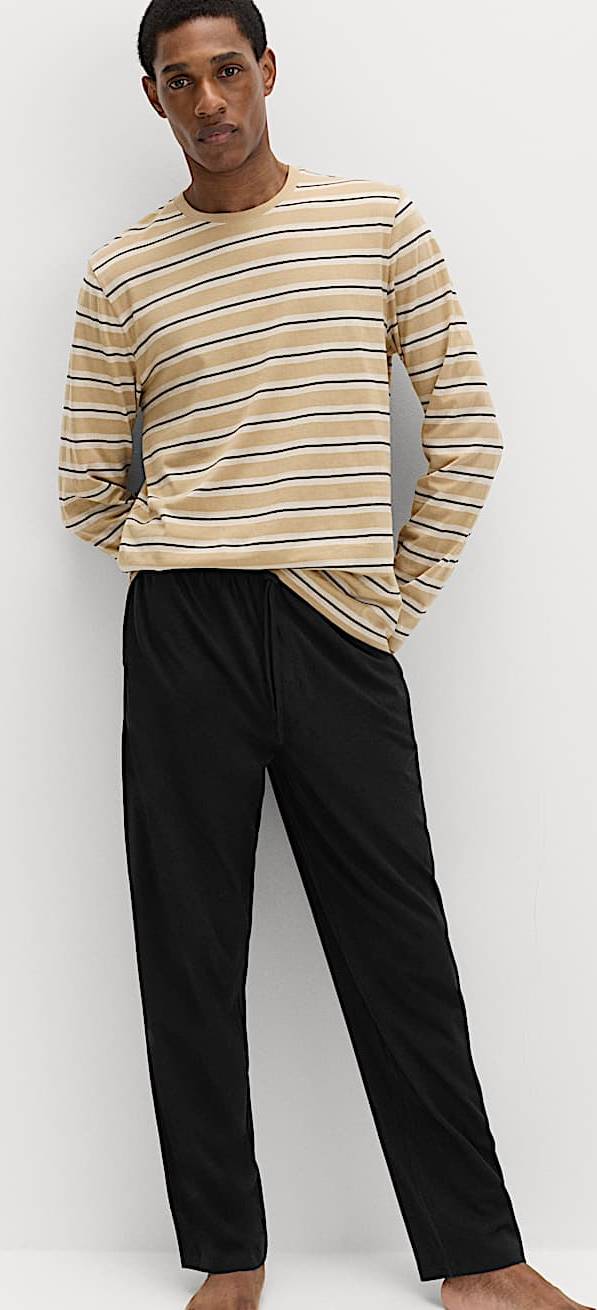 Pure Cotton Striped Pyjama Set