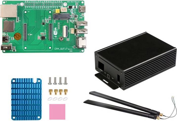 Typecat CM4 WiFi7 Expansion Board Module