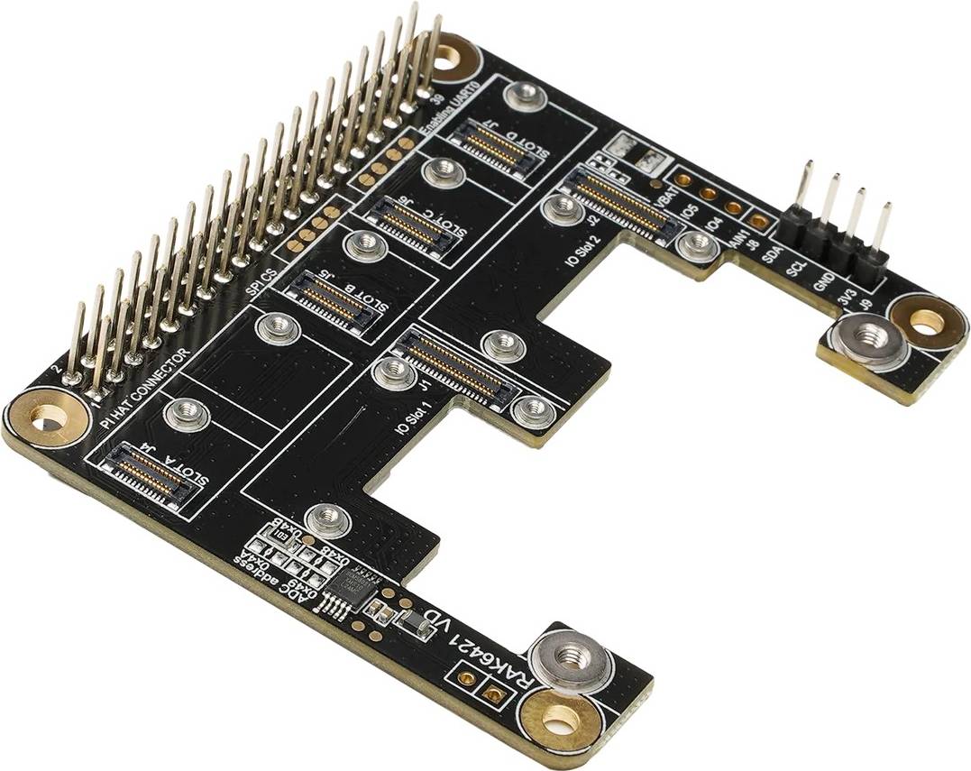 Raspberry pi 4 RAK WisBlock HAT for Raspberry Pi Modularer RAK6421 Type 4