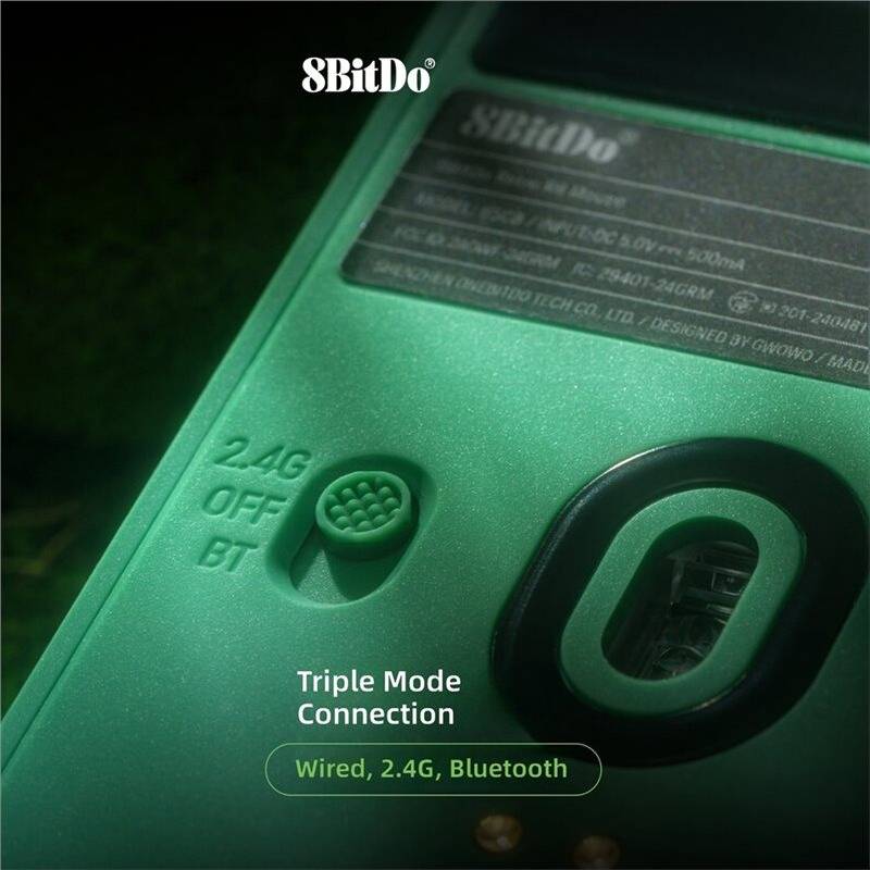8Bitdo Retro R8-MUS Mus med Laddningsdocka