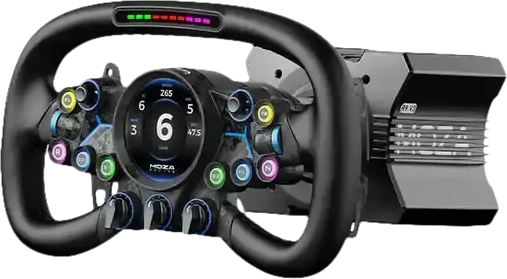 Moza R9 V3 Direct-Drive-Radstand mit Vision-GS-Lenkrad