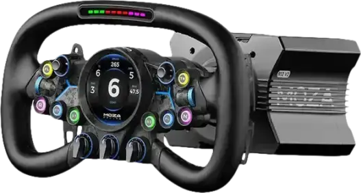 Moza Racing R12 V2 GS Vision Steering Wheel Bundle