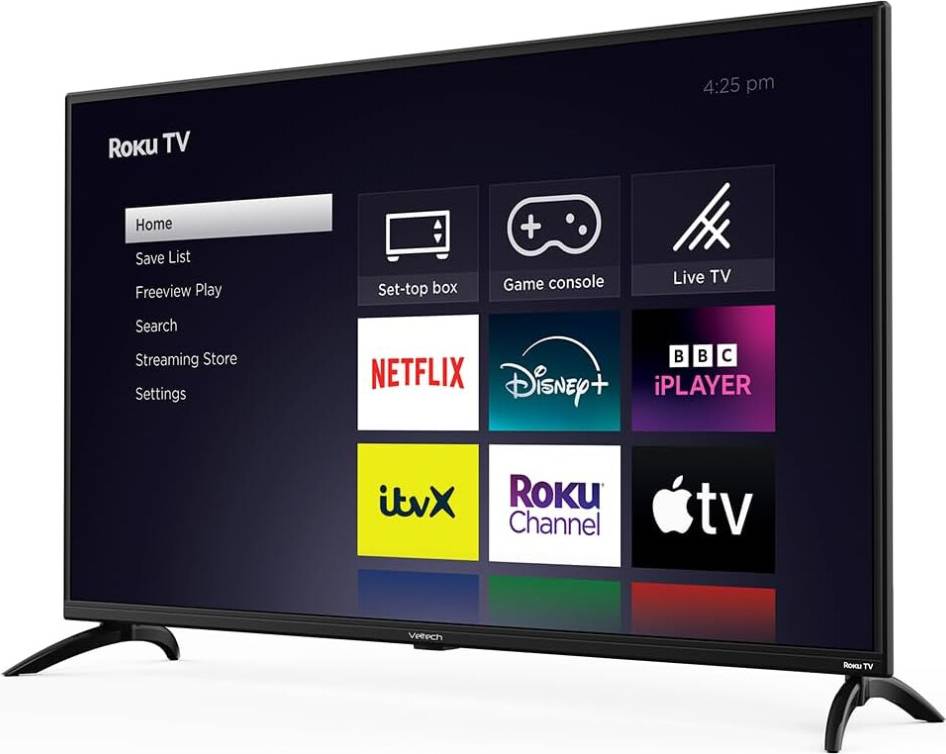 Roku 4k VELTECH 43 Inch 4K UHD Roku TV Smart TV