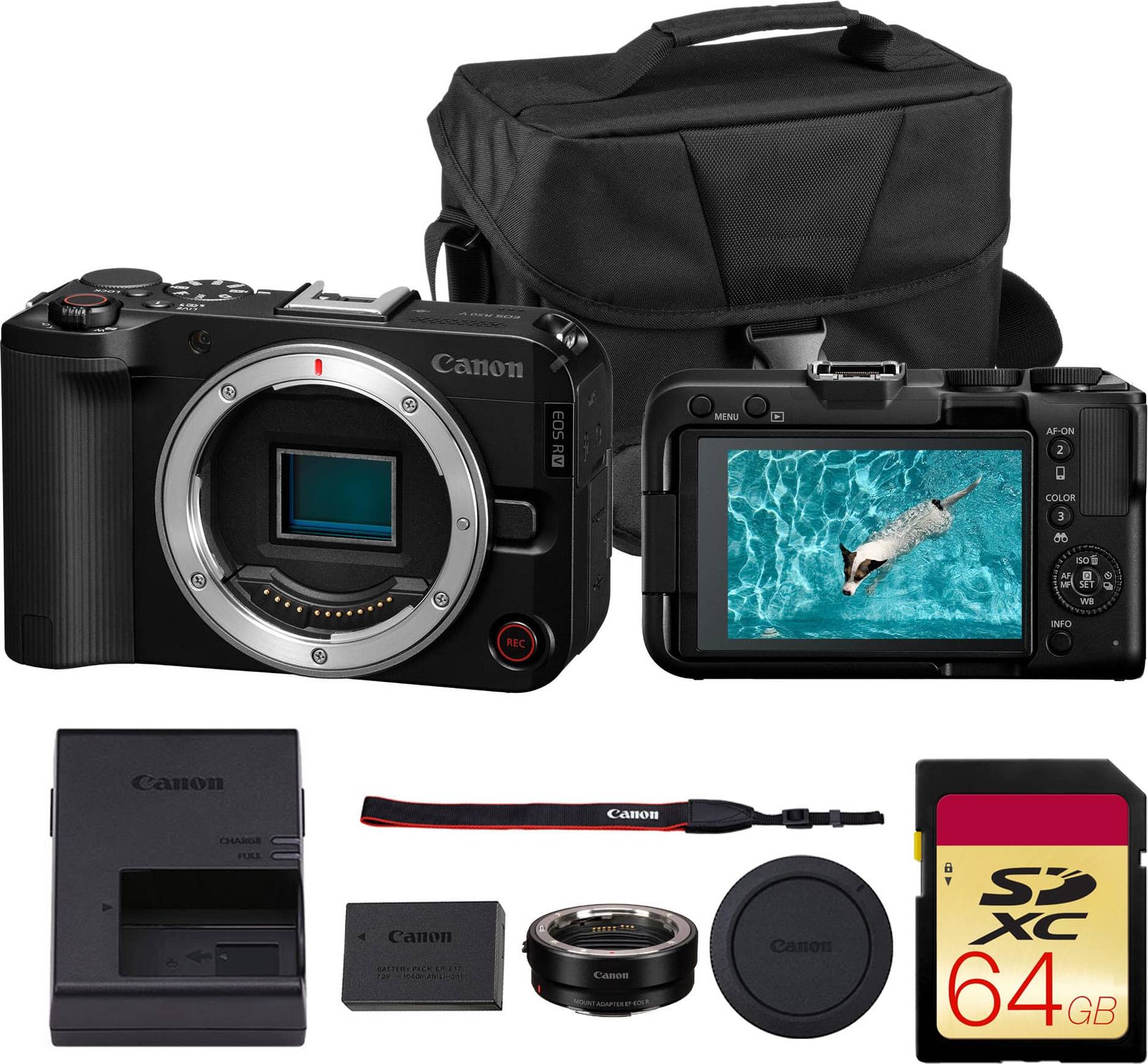 Canon eos r50 v mirrorless camera Canon EOS R50 V Mirrorless Camera Video Bundle