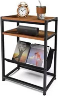 B&Q 2 Tier Side Table With Magazine Rack Table