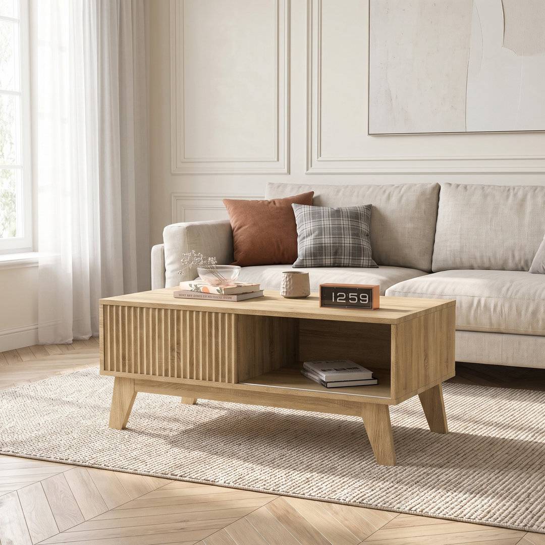 Firstlight Small Narrow Oak Effect Coffee Table Table