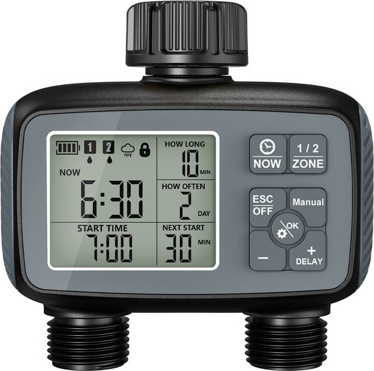 Kepptory Sprinkler 2 Zone Programmable Water Timer