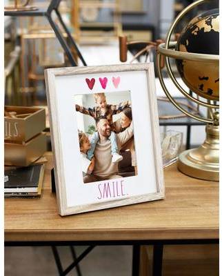 Rustic Wood Picture Frame Smile