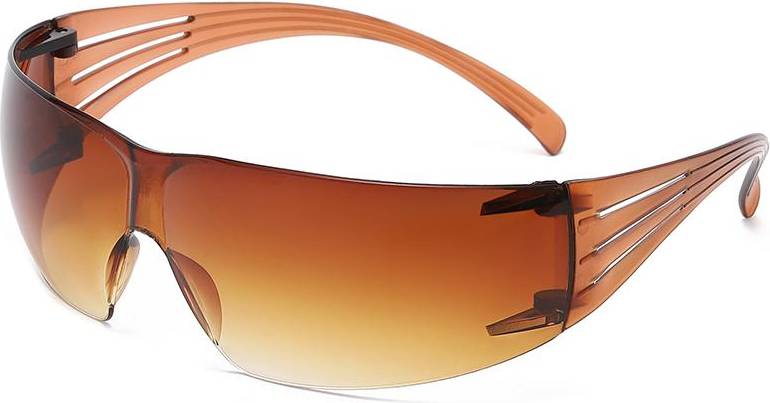 Rectangular Sunglasses - Brown