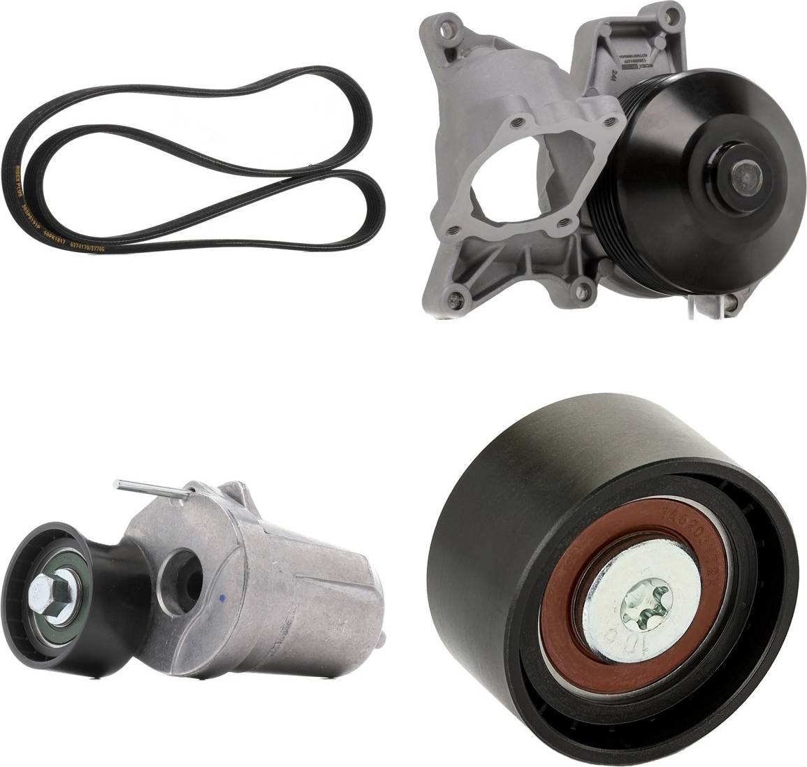 Ridex Plus Water Pump V-Ribbed Belt Kit