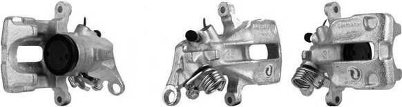 FERODO FCL691907N Brake Caliper Rear Axle Left