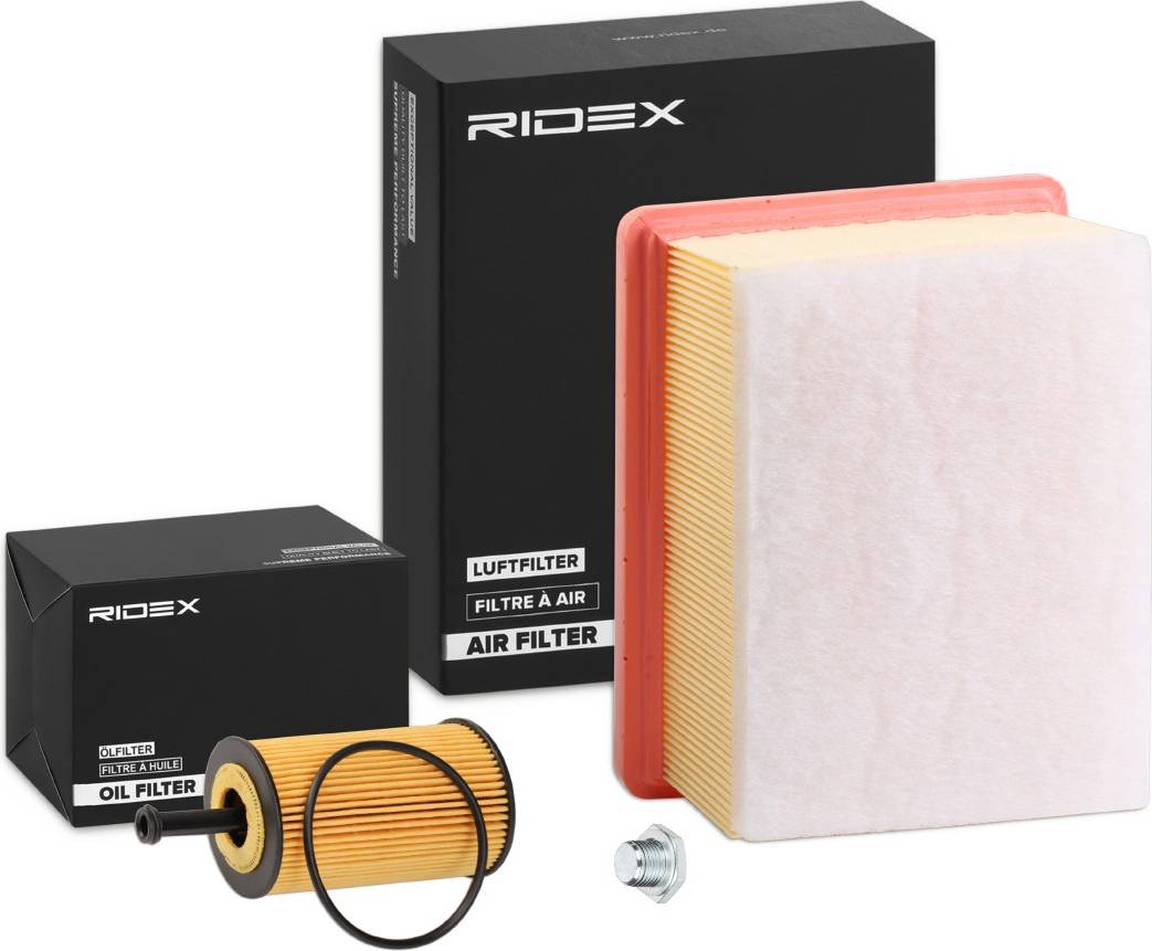 Ridex Filter Set With Oil Drain Plug With Pre-Filter