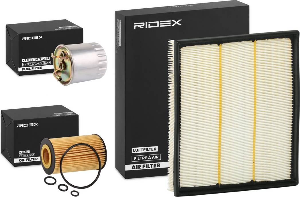 Ridex Filter Set With Oil Drain Plug With Pre-Filter