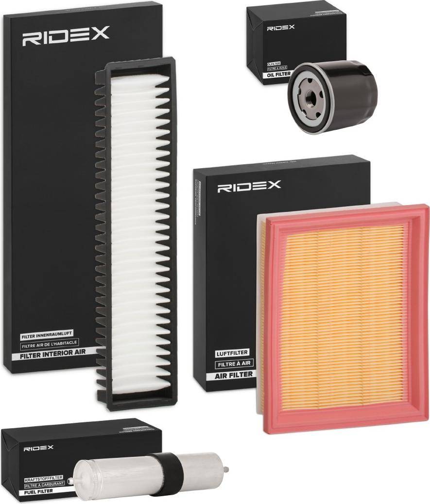 Ridex Filter Set With Oil Drain Plug With Pre-Filter