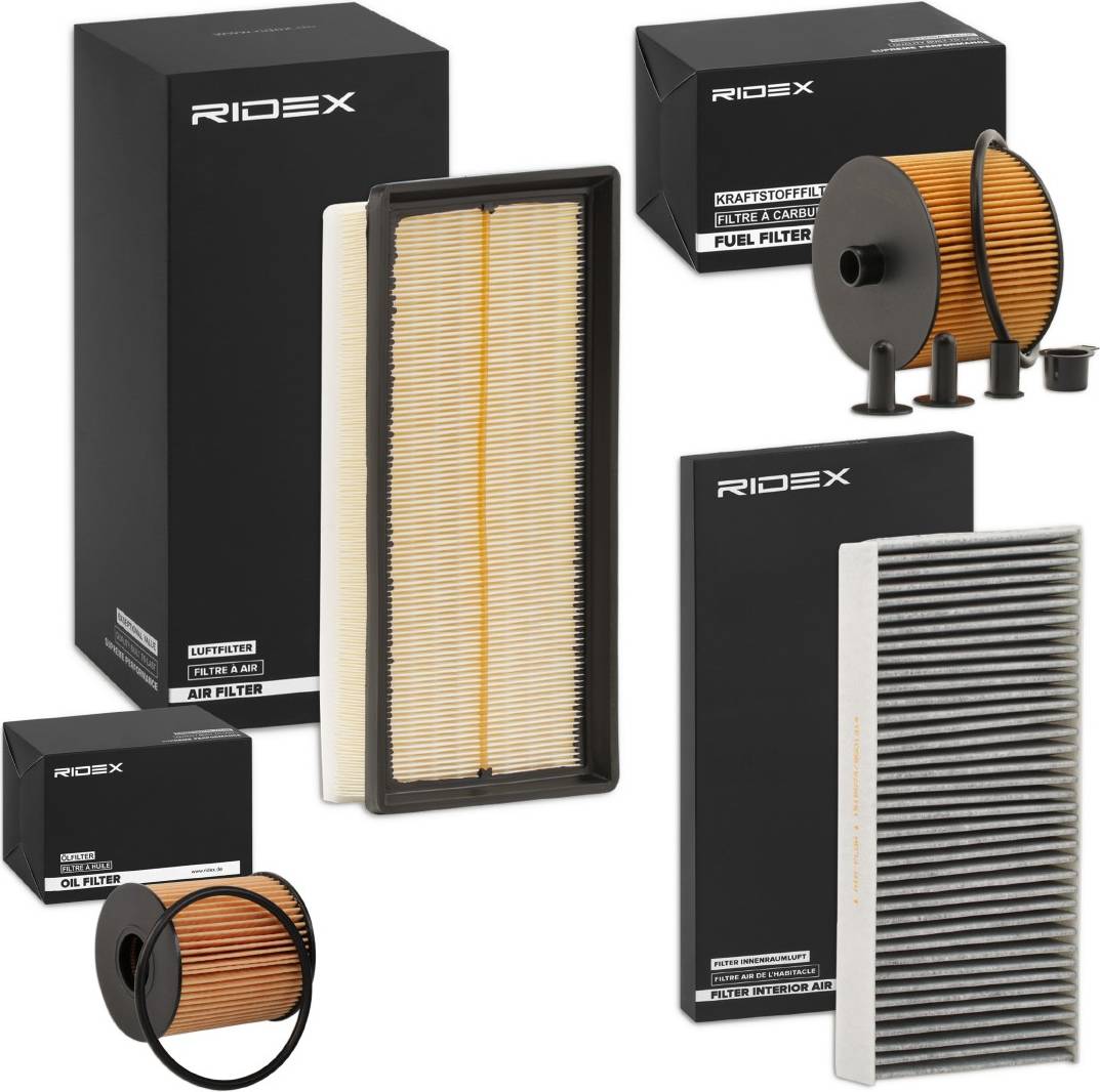 Ridex Filter Set With Oil Drain Plug With Pre-Filter