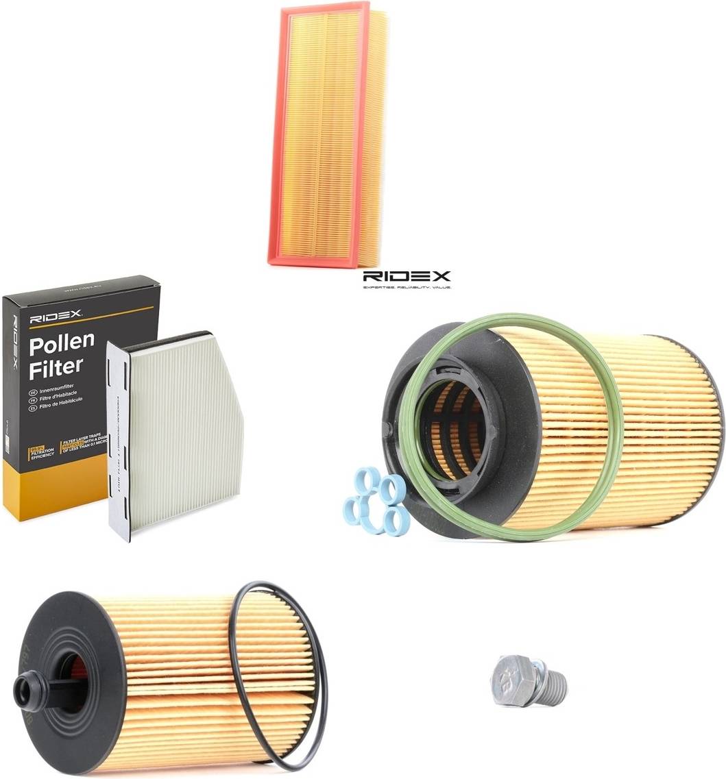 Ridex Filter Set With Oil Drain Plug With Pre-Filter