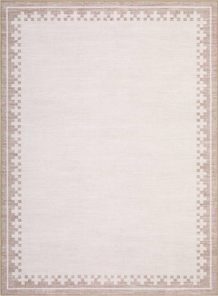 Brayden Studio Rectangle Area Rug Beige cm