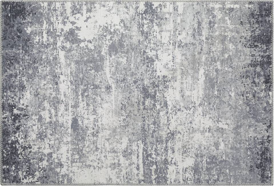 Brayden Studio Rectangle Floral Area Rug Grey