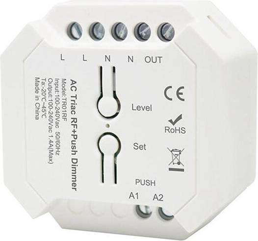 Exogio 2.4G RF Triac Dimmer LED Controller