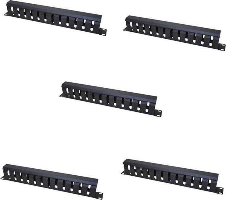 Exogio 5X 1U Cable Management Horizontal Mount Server Rack