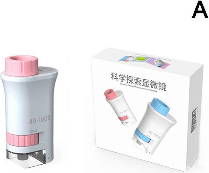 Kid Science Experiment Pocket Microscope Toy Kit