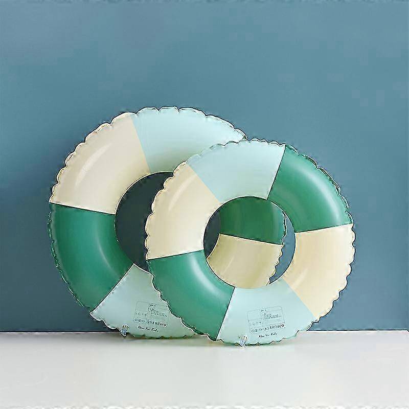 PVC Inflatable Pool Float Tubes 2-piece Set 60 cm - Green