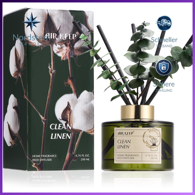 AIR KEEP Clean Linen Raumduft Reed-Diffuser 200 ml