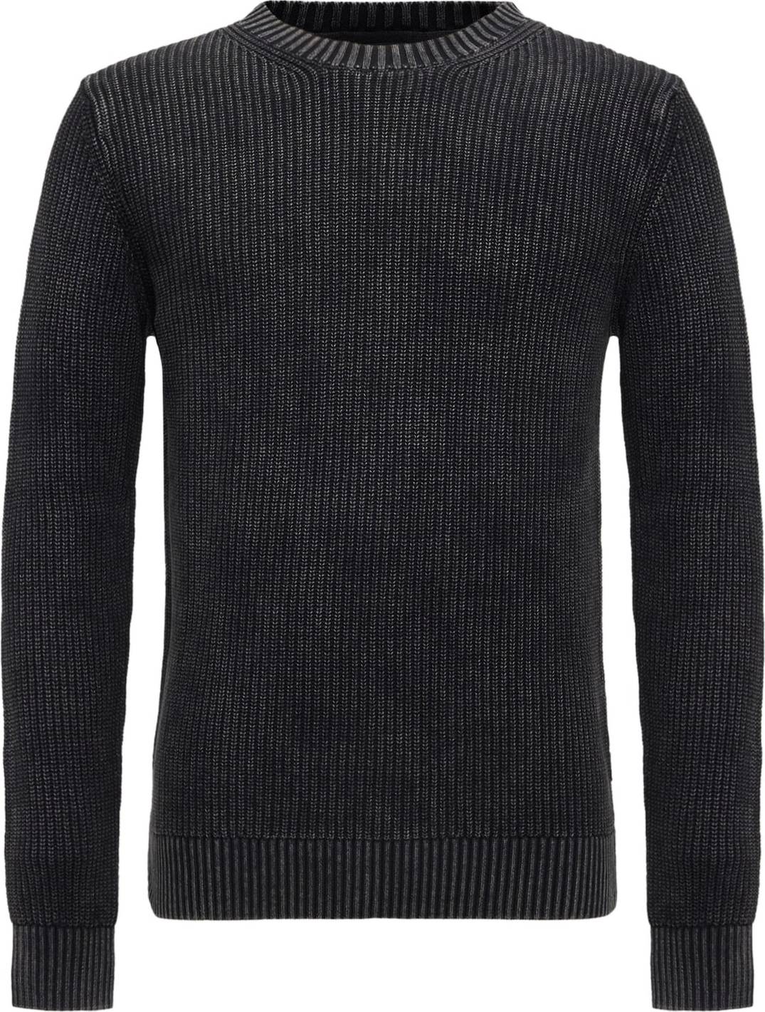 Indicode Jeans Rundhalspullover Regular Fit Normal - Schwarz
