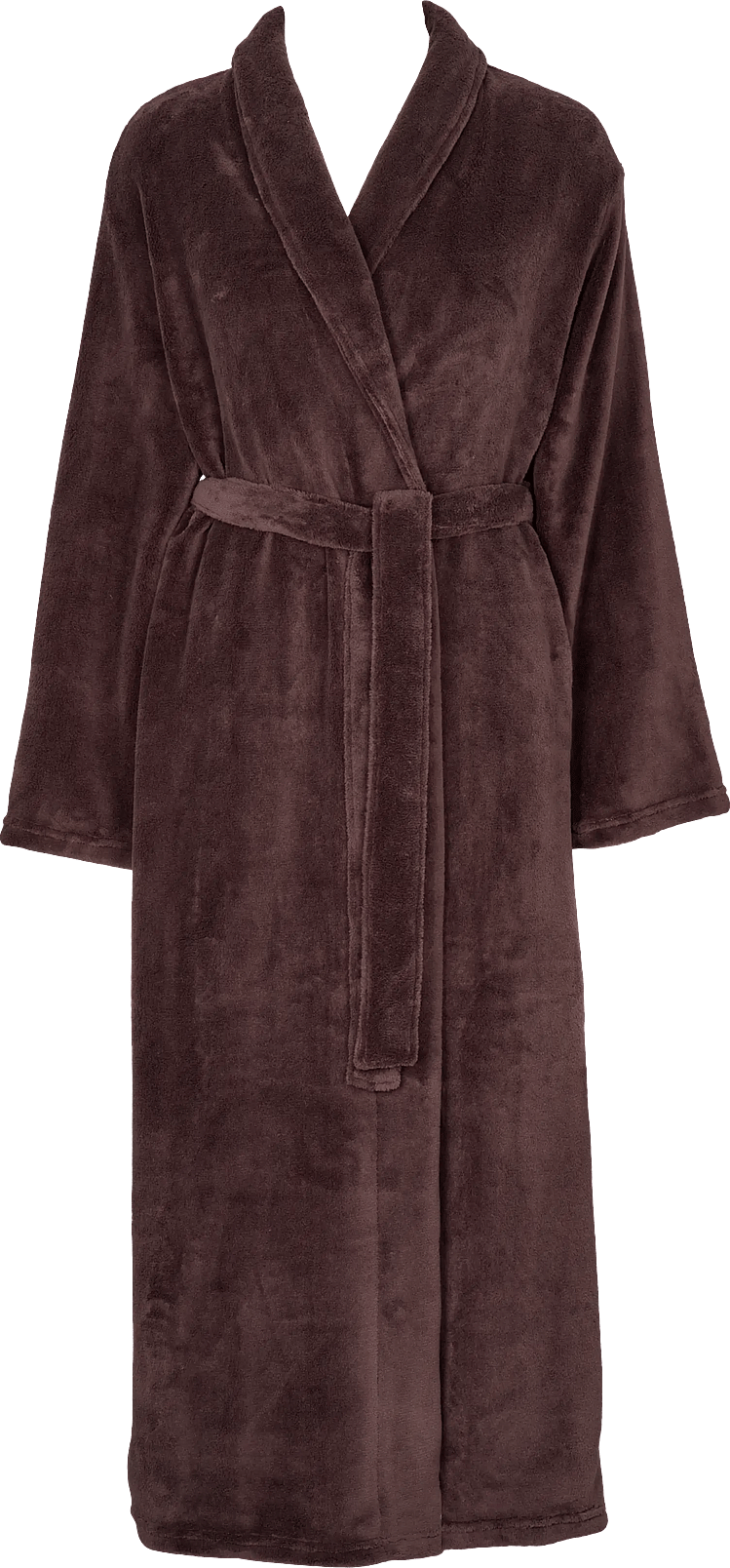 Missya Cornflocker Fleece Robe Long - Brown