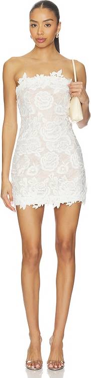 Lovers + Friends Robe Edith White