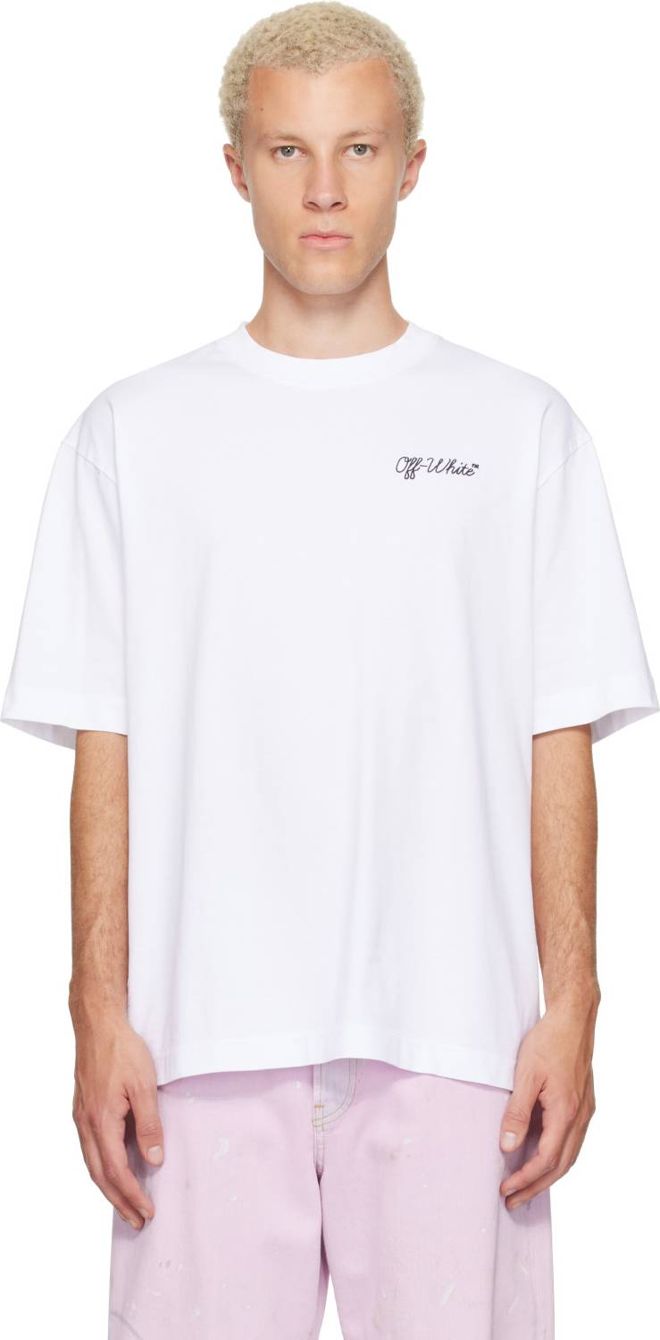 Off-White Script Skate Tee Toppar -