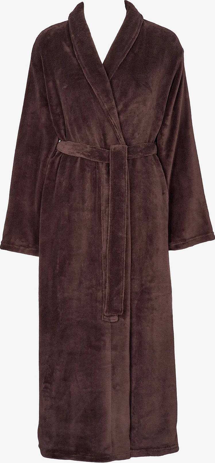 Missya Cornflocker Fleece Robe Long - Brown
