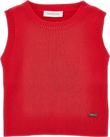 Monnalisa Ribbed Tank Top