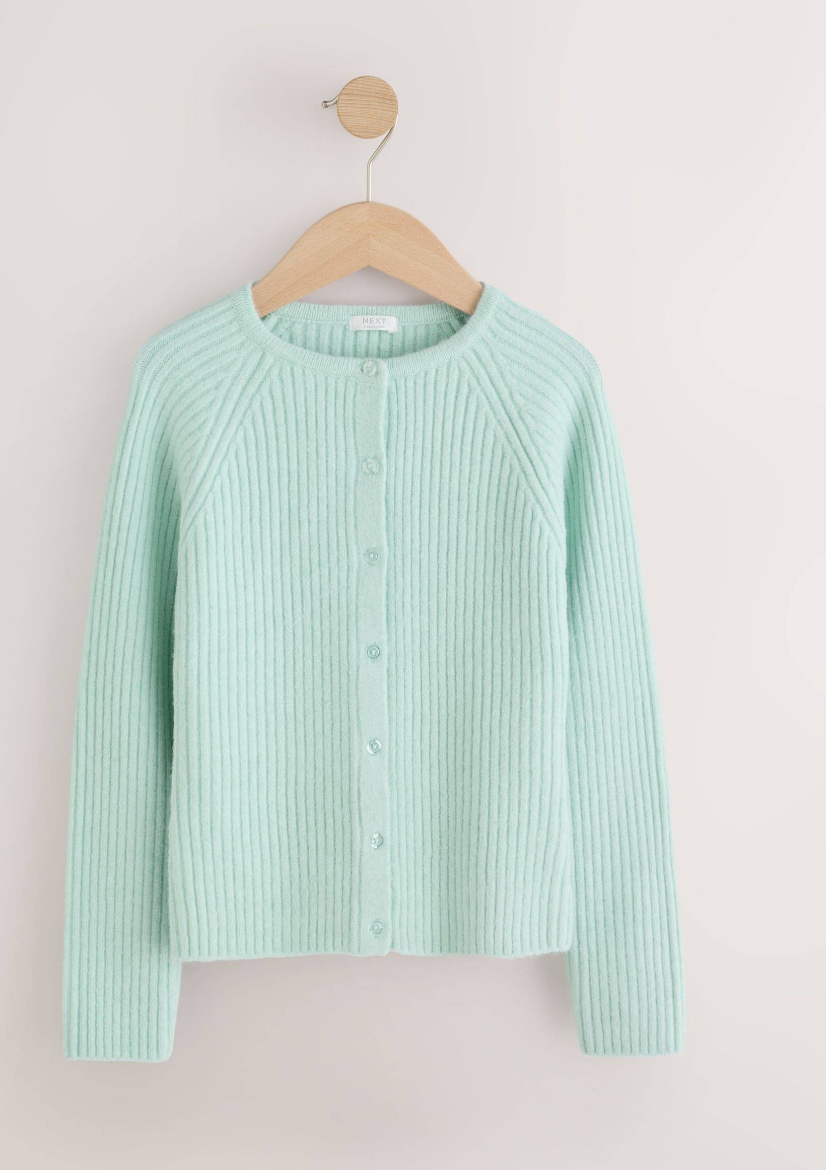 NEXT Blue Ribbed Cardigan