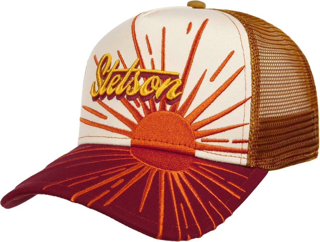 Casquette Trucker Rising Sun - Rouge Foncé