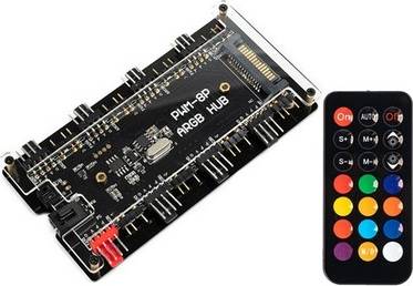 Sodial Pwm Temperature Control Rgb Controller Fan Hub