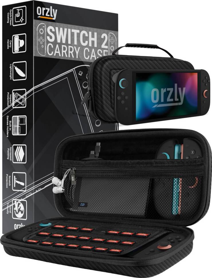 Orzly Carry Case Switch 2 2025 Console