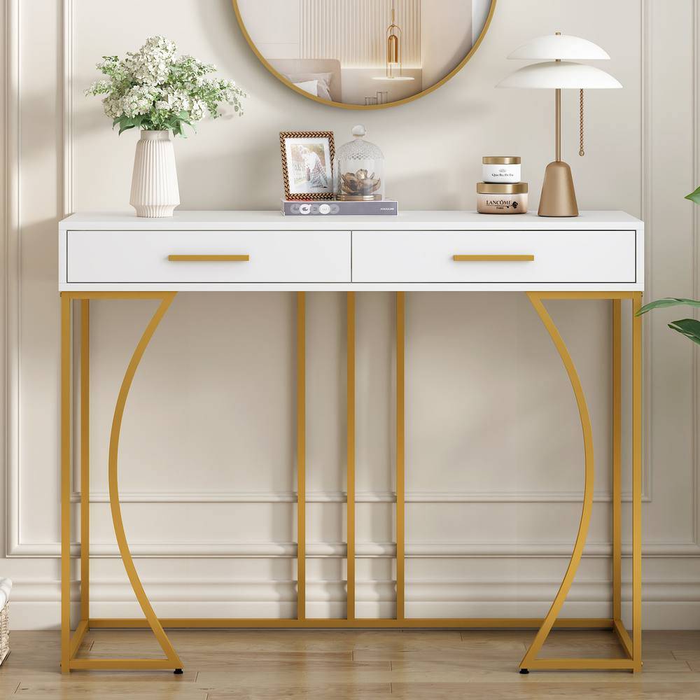 Console Table White