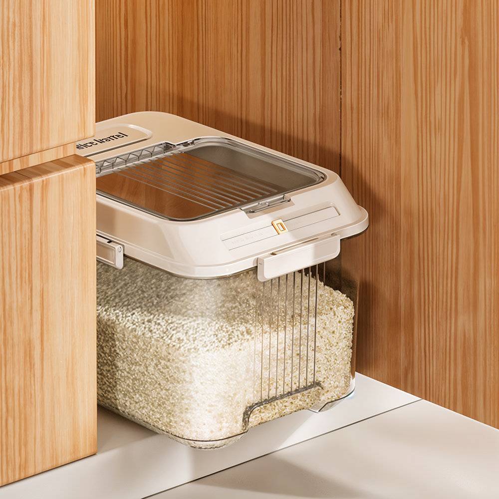 Brayden Studio Food Storage Container Cream Kitchen Storage