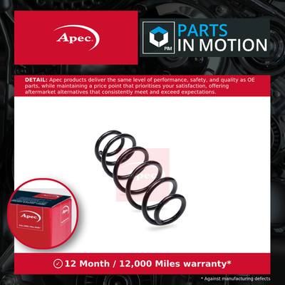APEC Coil Spring Suzuki Splash 1.2 Rear 2008