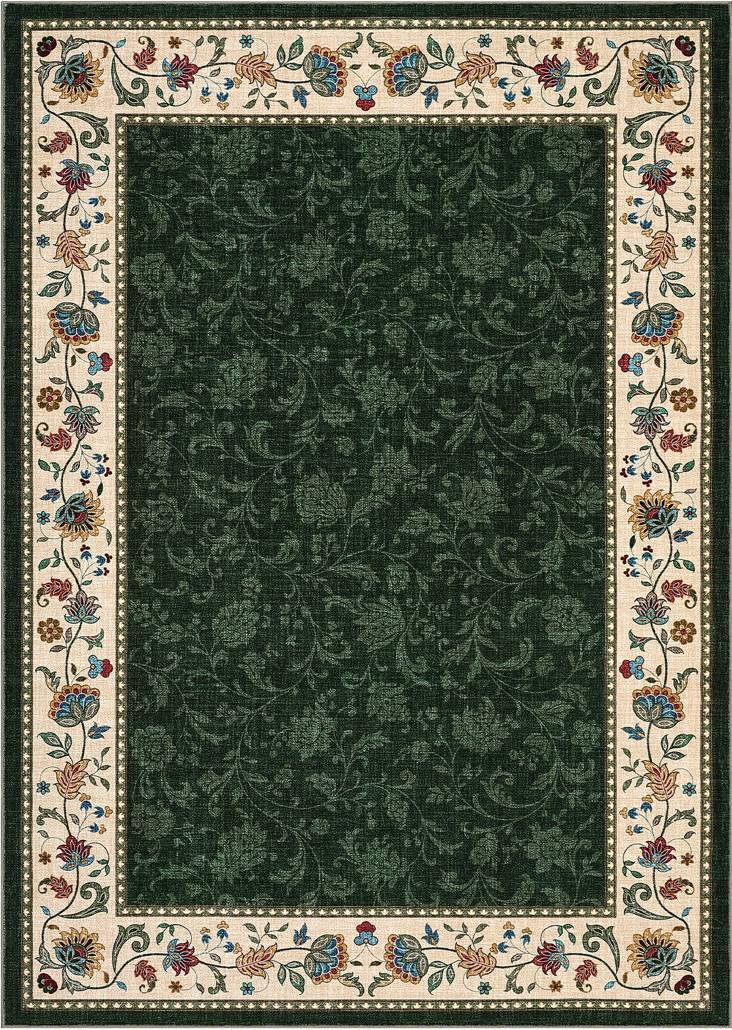Rectangle Floral Area Rug 80 x 150