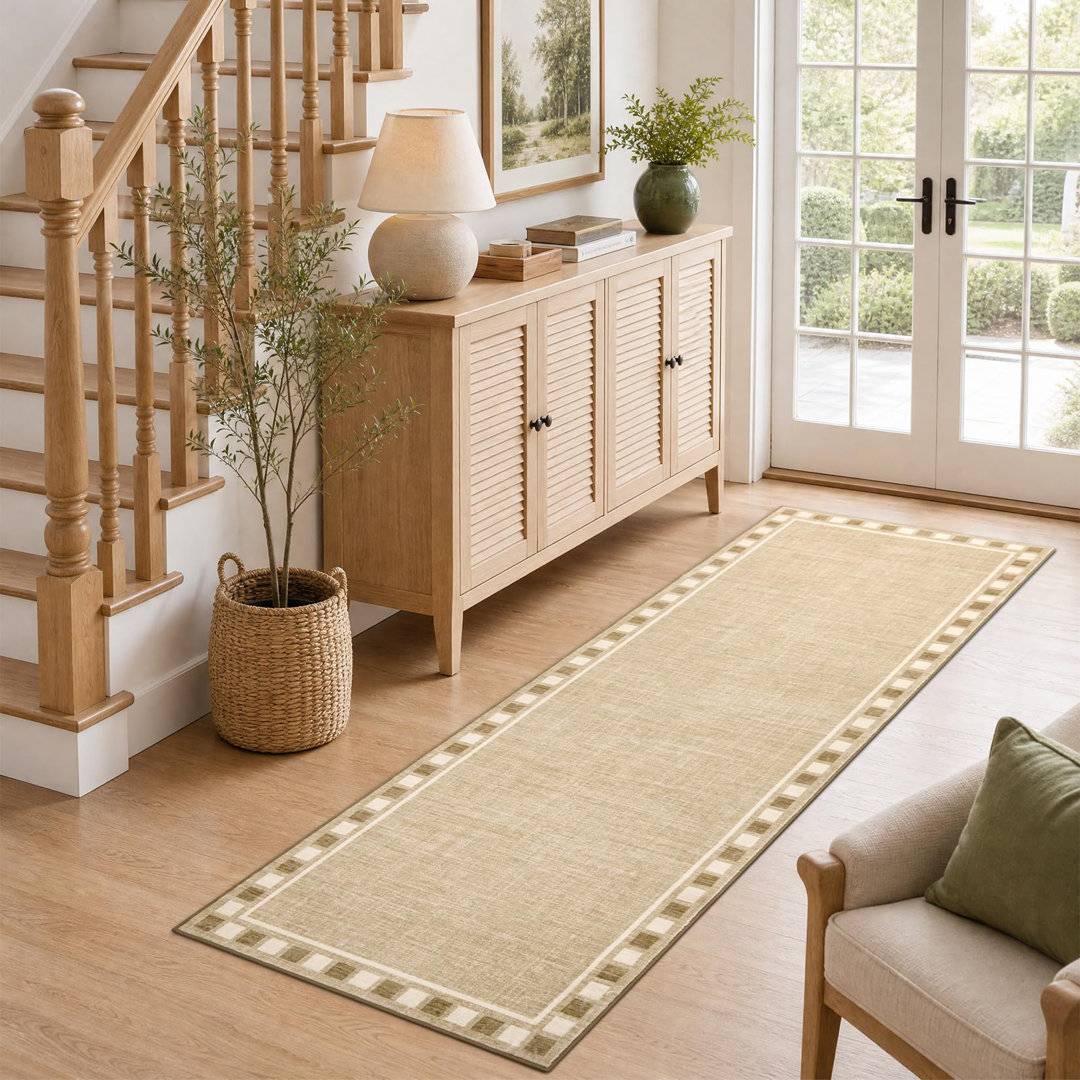 Brayden Studio Rectangle Striped Area Rug cm