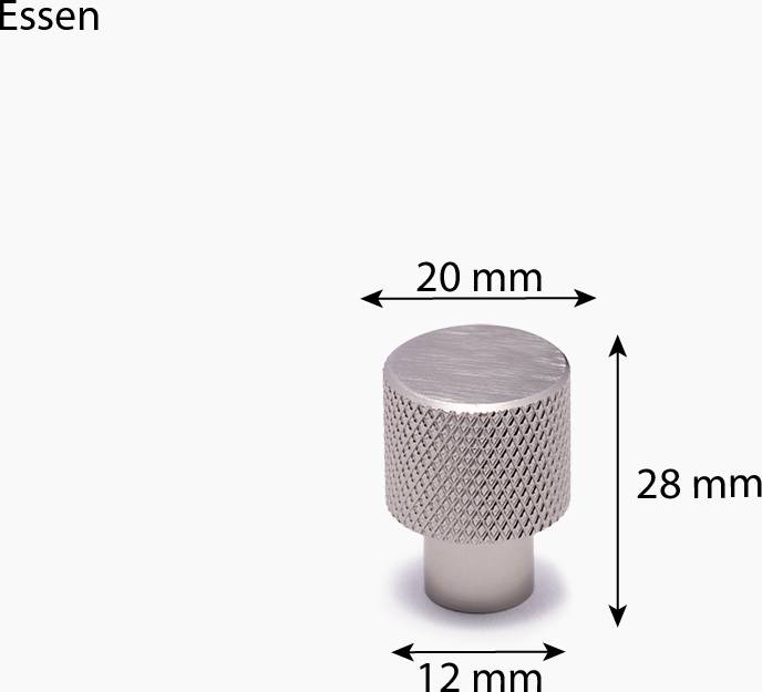 Knopp Essen Rostfri Look