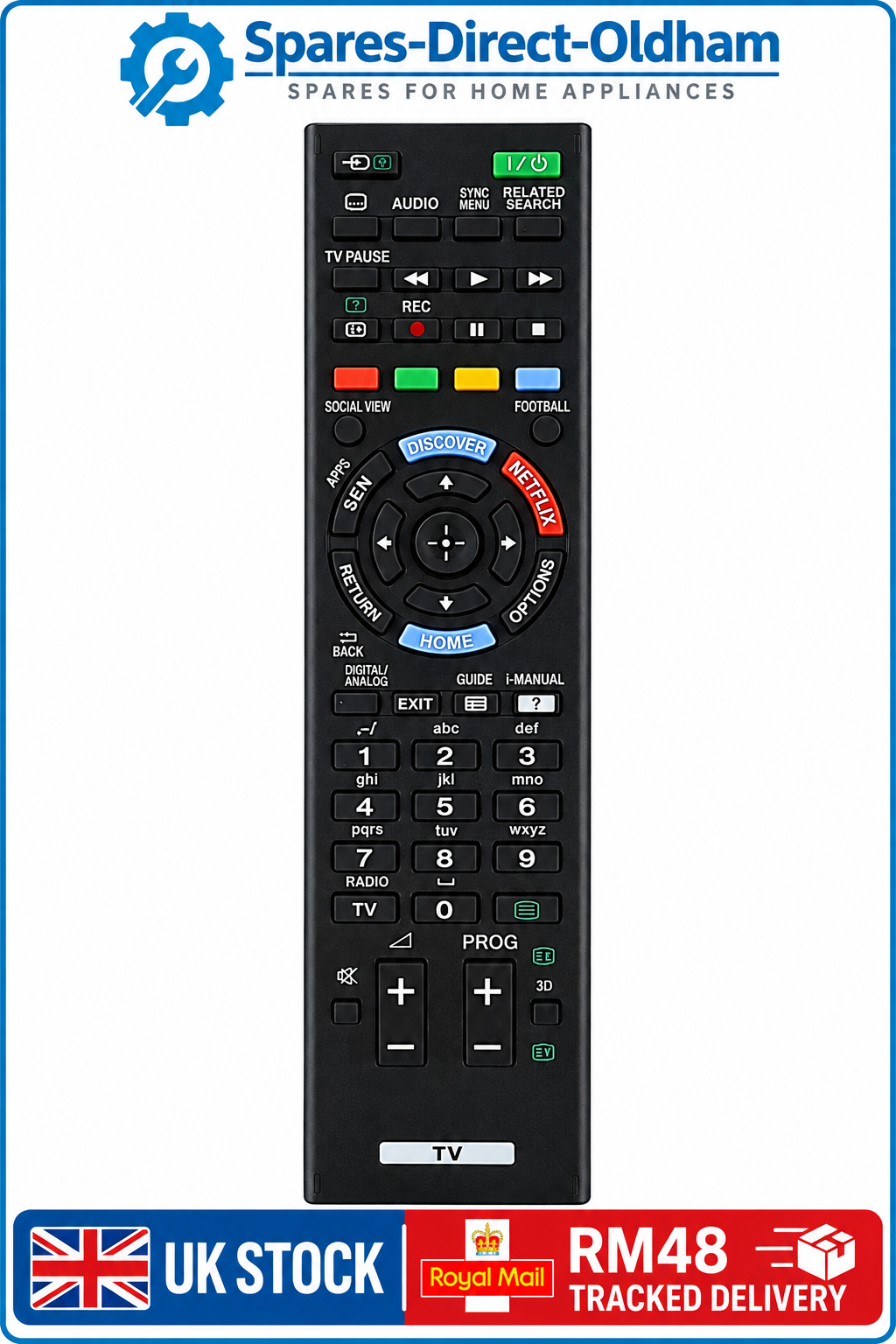 Universal remote control for tv Sony Universal Replacement Remote Control For 3D Smart TV
