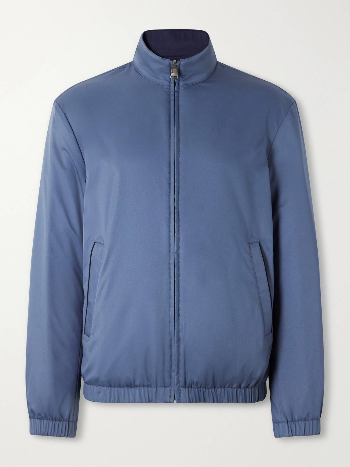 Canali Water-Repellent Wind-Proof Shell Jacket - Blue