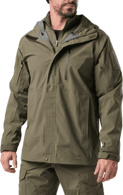5.11 Tactical Force Rainshell Jacket - Ranger Green