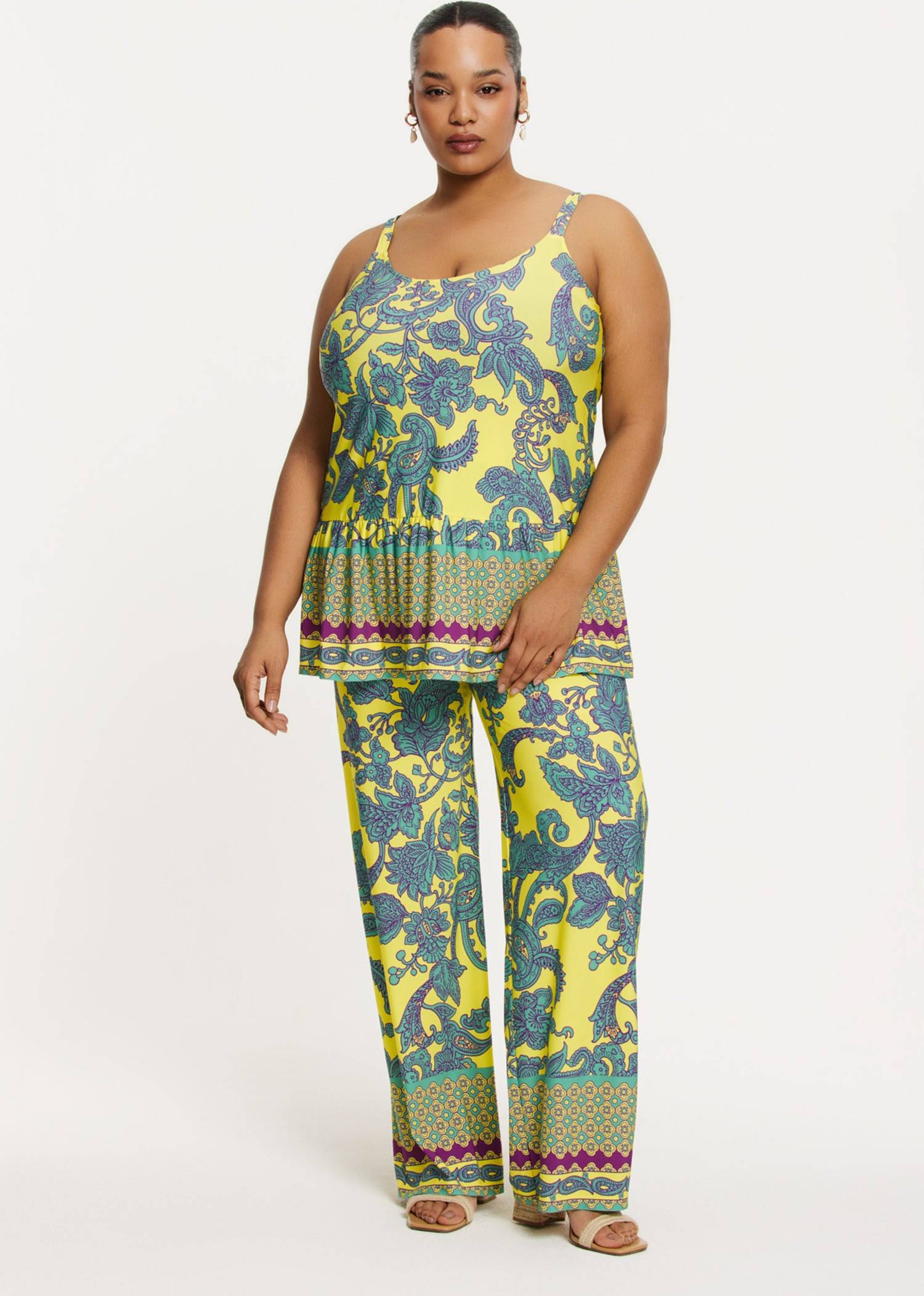 Singlet Ruffle Retrolove - Multi