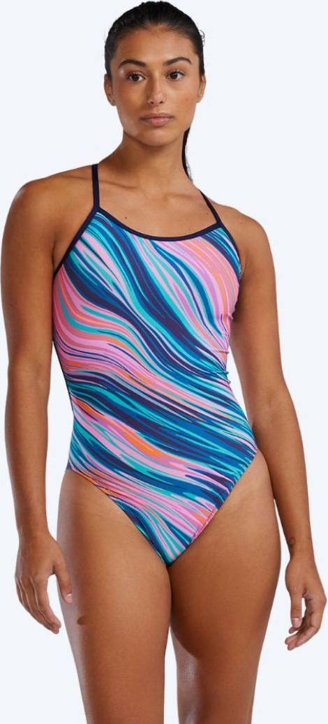 TYR Riptidal Trinityfit Baddräkt Simträning - Rosa/Blå