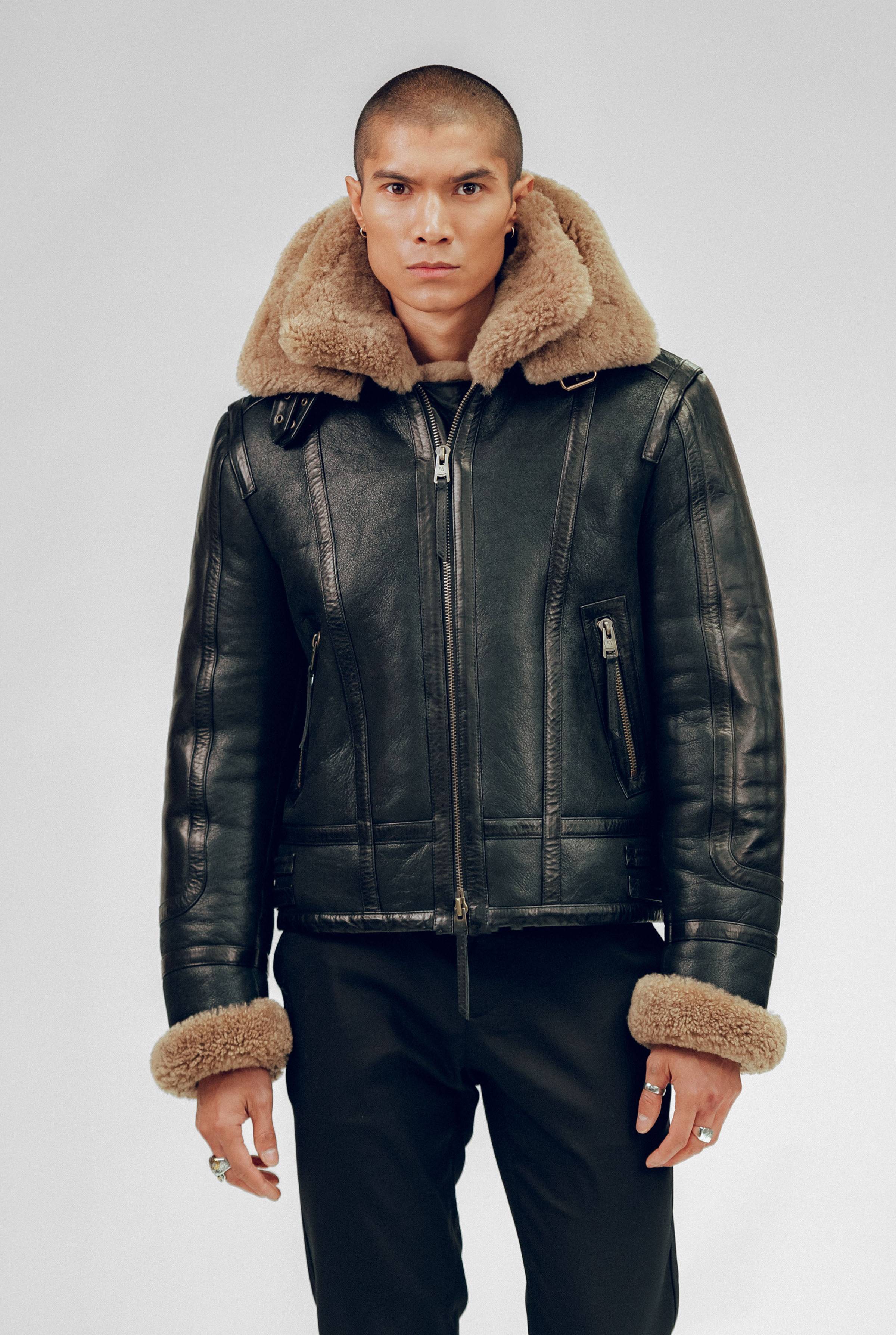 Bronx Shearling Jacket - Man