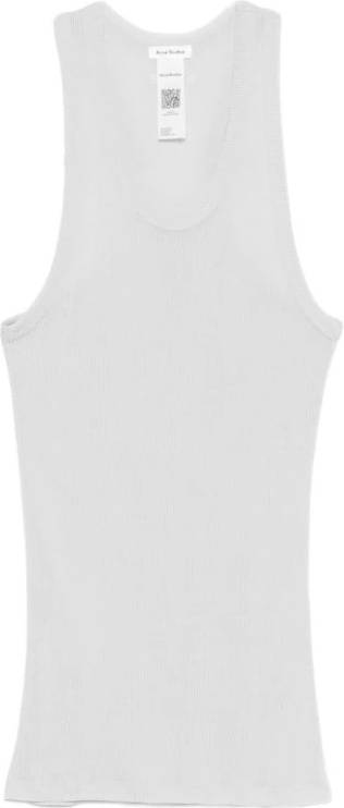 Acne Studios Ribbstickad Linne Toppar - Linne